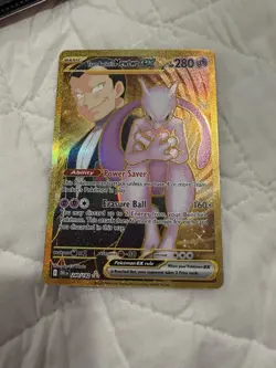 Pokemon TCG Team Rockets Mewtwo EX Special Illustration Destined Rivals - Image 1