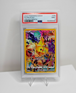 2023 POKEMON SWORD & SHIELD CROWN ZENITH #160 FULL ART/PIKACHU PSA 9 - Image 1