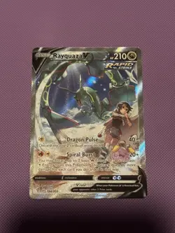 Pokemon TCG Rayquaza V 194/203 Evolving Skies Rare Sword & Shield Alt Art Holo - Image 1