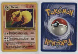 Flareon Holo Pokemon Jungle #3 1999 - Image 3