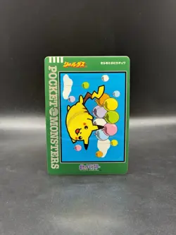 Flying Pikachu Sealddass Bandai 1998 Pocket Monsters Japanese - Image 1