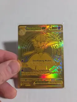 Pokemon Mega Evolution Gold Gardevoir EX 187/132 Secret Rare - Image 3