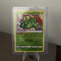 Radiant Venusaur 004/078 Pokemon Go Holo - Image 1