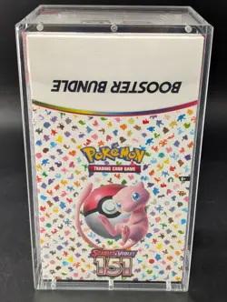 Pokemon 151 SV3.5 Booster Bundle Display Case Sealed W/Acrylic Case - Image 1