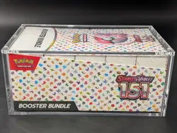Pokemon 151 SV3.5 Booster Bundle Display Case Sealed W/Acrylic Case - Image 4
