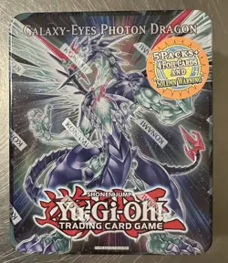 Yu-Gi-Oh 5D’S 2011 Galaxy Eyes Photon Dragon Tin Factory Sealed - Image 1