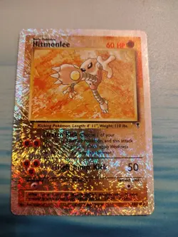 2002 Pokemon Hitmonlee 60HP Reverse Holo Rare Legendary Collection 13/110 - Image 1