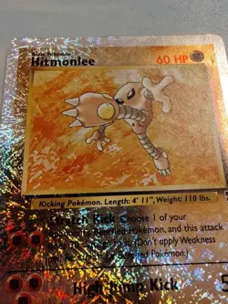2002 Pokemon Hitmonlee 60HP Reverse Holo Rare Legendary Collection 13/110 - Image 2