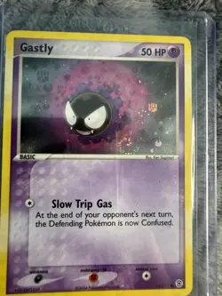 Gastly 63/112 Reverse Holo Pokemon EX FireRed & LeafGreen 2004 Vintage Swirl NM - Image 2