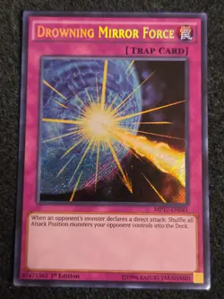 Yu-Gi-Oh Drowning Mirror Force Secret Rare #MP17-EN041 1st Ed VLP - Image 1