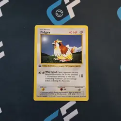 Pidgey 057/102 1st Edition Base Set (Shadowless) Pokemon TCG - Image 1