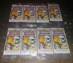 Lot Of 8 SEALED Pokemon TCG 25th Anniversary General Mills Packs - Image 1