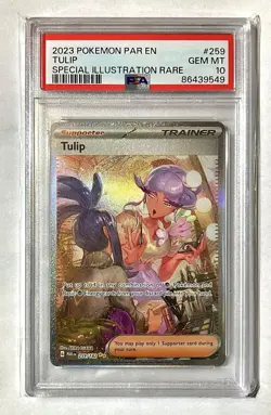 Pokemon TCG Tulip Paradox Rift 259/182 Holo Special Illustration Rare PSA 10 - Image 1