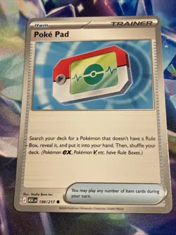 Pokemon TCG Poke Pad Trainer Item 198/217 Common Ascended Heroes NM/M - Image 1