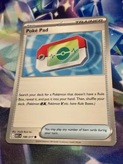 Pokemon TCG Poke Pad Trainer Item 198/217 Common Ascended Heroes NM/M - Image 2