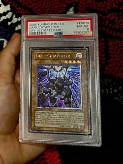 Yu-Gi-Oh CRV-EN013 - DARK CATAPULTER Ultimate Rare NM+ PSA 8 EURO - Image 3
