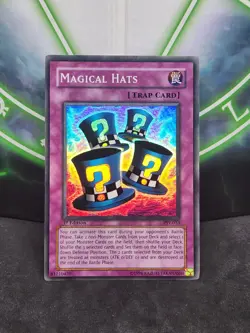 Yugioh Magical Hats PSV-033 Super Rare 1st Edition NM - Image 1