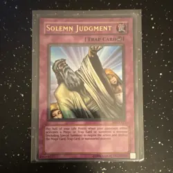 Solemn Judgment MRD-EN127 Metal Raiders Ultra Rare Unlimited Yu-Gi-Oh! English - Image 1
