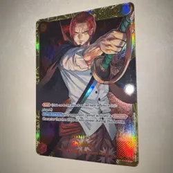 OP01-120 Shanks Secret Rare English One Piece TCG Card One Piece Card Game CCG - Image 3