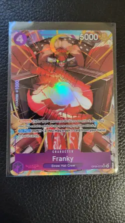 One Piece Franky Parallel SR Art OP09-072 Emperors in the New World - Image 1