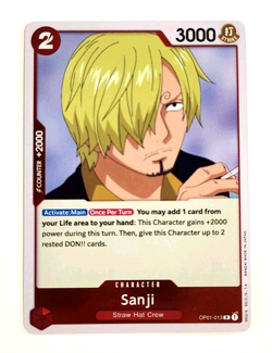 Sanji - OP01-013 R - Rare - Foil - Romance Dawn - One Piece_11 - Image 1