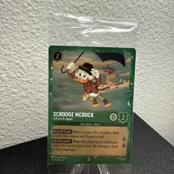 Disney Lorcana Scrooge McDuck-S.H.U.S.H. Agent Promo Foil 36/P3 Mint Sealed - Image 3