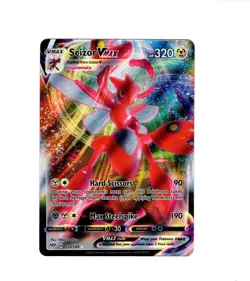 Scizor VMAX 119/189 Pokemon TCG Darkness Ablaze Sword & Shield Rare Card NM - Image 1