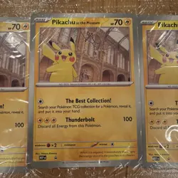 Pokemon Pikachu At The Museum Jumbo Card Promo X 15 Sealed - Image 2