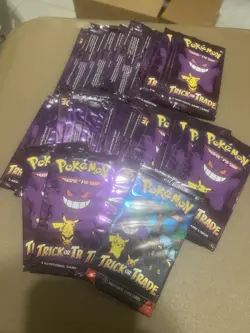Pokemon TCG Trick or Trade Booster Packs 22 23 24 Halloween Card Bundle 38 Pack - Image 2