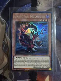 JUSH-EN005 Dracotail Mululu Collectors Rare Yu-Gi-Oh Card 1st Edition New - Image 1