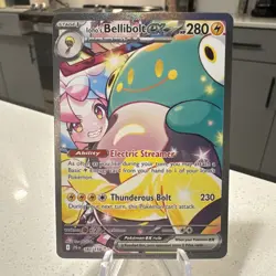 Iono's Bellibolt EX Sir 183/159 SV09 Pokemon TCG Card Journey Together NM - Image 1