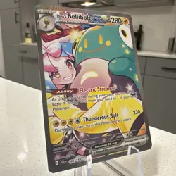 Iono's Bellibolt EX Sir 183/159 SV09 Pokemon TCG Card Journey Together NM - Image 3