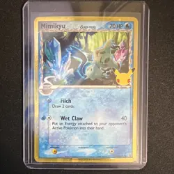 Pokemon Mimikyu Promo Holo SWSH136 Sword & Shield Basic 70 HP Card - Image 1
