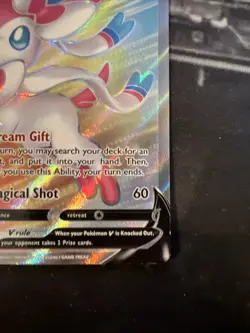 Pokemon TCG Sylveon v Full Art Ultra Rare Holo Card Evolving Skies 183/203 - Image 4