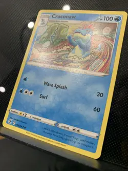 Pokemon TCG Croconaw Reverse Holo Card 056/264 Fusion Strike 2021 NM Condition - Image 2