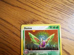 2003 Pokemon Ex Ruby Sapphire Dustox holo card, near mint condition - Image 2