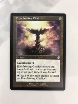 Everflowing Chalice Retro Frame MTG Magic the Gathering Card NM Mint Time TSR - Image 1