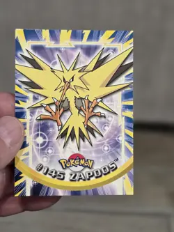 Zapdos #145 Topps Blue Logo Pokemon Card Nm - Image 1