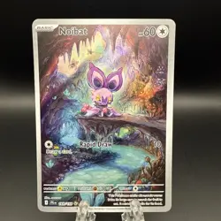 Pokemon TCG Noibat Journey Together Illustration Card 169/159 Near Mint NM - Image 1
