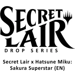 Magic MTG Secret Lair Hatsune Miku Sakura Superstar English Non-Foil - New - Image 2