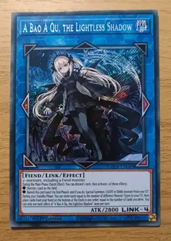 Yu-Gi-Oh! A Boa A Qu, The Lightless Shadow | Secret Rare | 1st Ed | SUDA-EN049 - Image 1