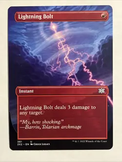 Lightning Bolt (Borderless) Double Masters 2022 Regular - Image 1