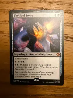 The Soul Stone Marvel's Spider-Man Magic The Gathering Mythic 66 0066 New - Image 1