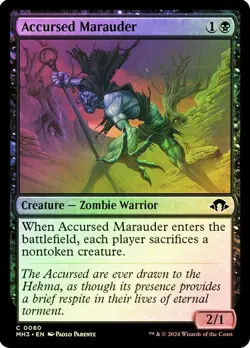 Accursed Marauder Foil Modern Horizons 3 NM MTG - Image 1