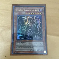 STON-EN017 Reign-Beaux, Overlord of Dark World Ultra Rare 1st Ed Lightly Played - Image 1