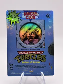 Delver of Secrets 2367 Foil Secret Lair TMNT VHS Villains SLD MTG NM - Image 1