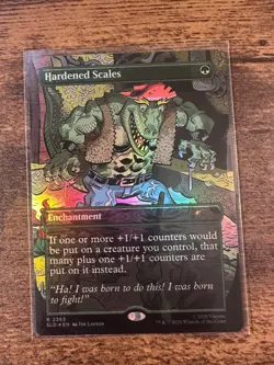 Hardened Scales Secret Lair Drop Foil TMNT MTG - Image 1