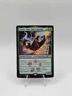 Spider-Man, Miles Morales Promo Foil 0008 Costco MTG Near Mint - Image 1