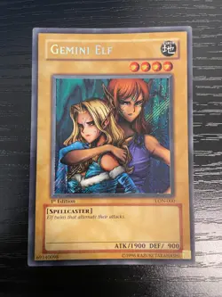 Yugioh l Gemini Elf l 1st Edition LON-000 - Image 1