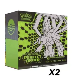 Lot of 2 - Perfect Order Pokemon Center Elite Trainer Box ETBs - Image 1